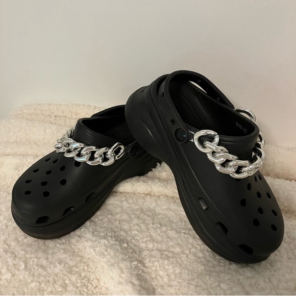Crocs Bae Chain Platform Clogs - Picture 2 of 7
